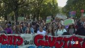Tregua dal maltempo in piazza per il clima