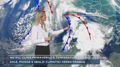 Meteo, clima primaverile e temperature in calo