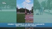 Tamberi e la nuova variante del lancio del peso
