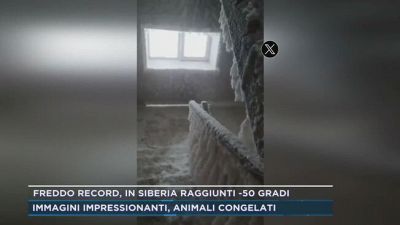 Freddo record, in Siberia raggiunti -50 gradi