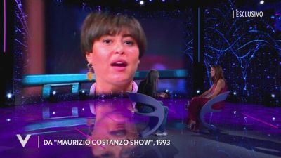 Gerardina Trovato al "Maurizio Costanzo Show" nel 1993