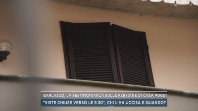 Garlasco, la testimonianza sulle persiane di casa Poggi