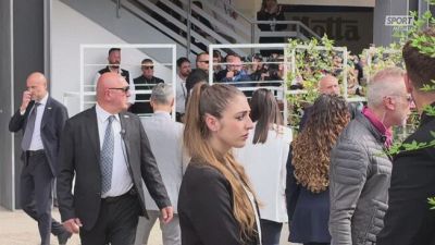 Mattarella arriva al Foro Italico per seguire la finale di Paolini