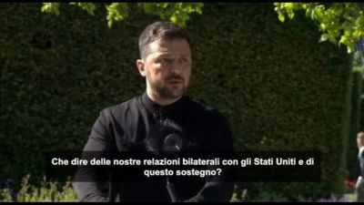 Zelensky; "Dubbi" sul sostegno USA, serve cooperazione tra UE e NATO