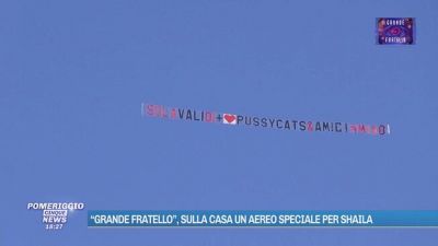 "Grande Fratello", sulla casa un aereo speciale per Shaila