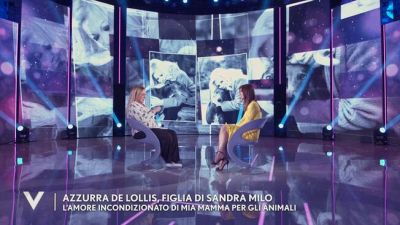 Azzurra De Lollis e l'amore per gli animali di mamma Sandra Milo