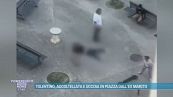 Tolentino, accoltellata e uccisa in piazza dall'ex marito