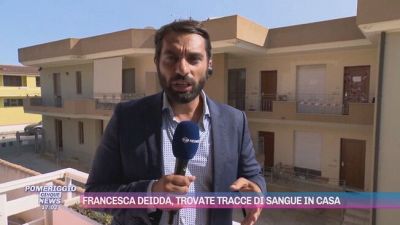 Francesca Deidda, trovate tracce di sangue in casa