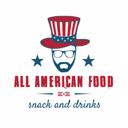 All American Food Snack And Drinks logo