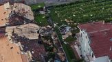 Maltempo al nord, tempesta di pioggia e grandine in Lombardia