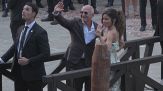 Jeff Bezos e Lauren Sanchez sposi in Laguna tra una folla di star