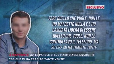 Siu, le parole di suo marito agli inquirenti