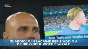 Guardiola in lacrime