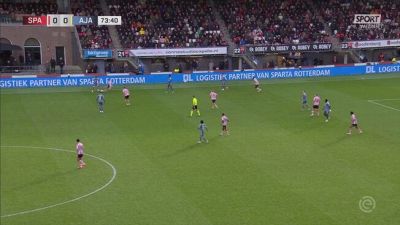 L'Ajx vince in casa dello Sparta Rotterdam