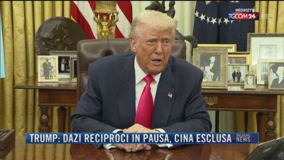Breaking News delle 21.30 | Trump: dazi reciproci in pausa, Cina esclusa