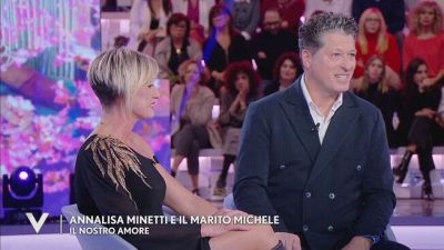 Annalisa Minetti e il marito Michele