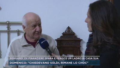 Bergamo, ex finanziere spara e ferisce un ladro in casa sua