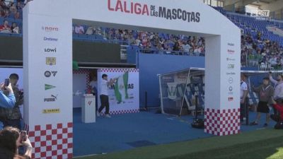 Super Pepino vince tra le mascotte: al Leganes la Liga de las Mascotas