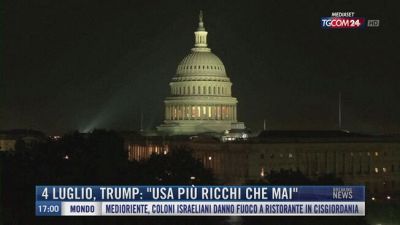 Breaking News delle 17.00 |4 luglio, Trump: "Usa più ricchi che mai"