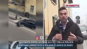 Fuga dalla polizia, lo schianto e l'arresto: polemica a Milano