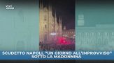 Lo scudetto del Napoli arriva a Milano: festa in piazza Duomo