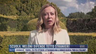 Breaking News delle 14.00 | Scuola, Meloni difende tetto stranieri