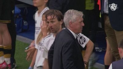 Il saluto del Bernabeu a Modric