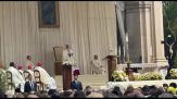 Il Papa: un anno fa l'elezione, a Pompei per affidamento a Madonna