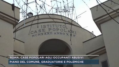 Roma, case popolari agli occupanti abusivi