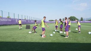 La Fiorentina prepara la nuova stagione: allenamento agli ordini di Pioli