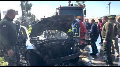 Attacco israeliano in Libano, i soccorsi sul posto