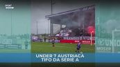Tifo da Serie A per l'under 7 dell'Austria Wien