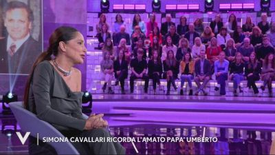 Simona Cavallari e il ricordo del padre Umberto