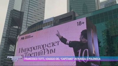 Francesco Totti, viaggio del "capitano" in Russia: è polemica