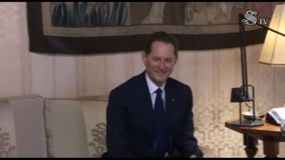 La Russa riceve in Senato il presidente di Stellantis John Elkann