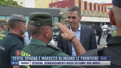 Breaking News delle 14.00 | Ceuta, Spagna e Marocco blindano le frontiere