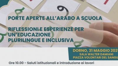 Pavia, a Dorno l'arabo nelle scuole medie col progetto del Qatar