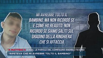 Giada, le parole del compagno Andrea Favero