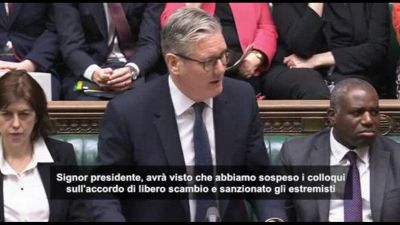 Starmer: azione israeliana a Gaza spaventosa e intollerabile