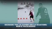 Gol allo… sciatore