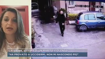Caterina, vittima di un marito violento
