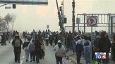 Disordini a Los Angeles Lacrimogeni e spari