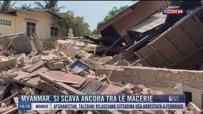 Breaking News delle 14.00 | Myanmar, si scava ancora tra le macerie