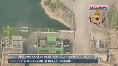 Suviana, una classe in gita salva per miracolo