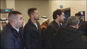 Milinkovic-Savic in tribuna per tifare lazio