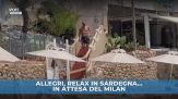 Allegri, relax in Sardegna