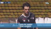 Carlos Sainz, che assist!