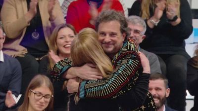 Leonardo Pieraccioni e il saluto per il pubblico di "Verissimo"