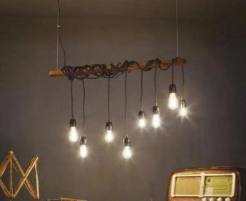 lampade su legno