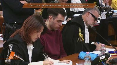 L'accusa: "Le bugie di Filippo e l'omicidio di Giulia"